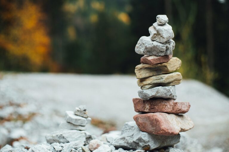 piled stones